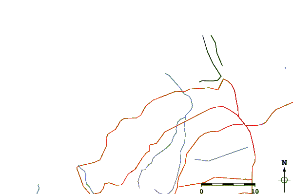 Roads and rivers around El Bolsillo
