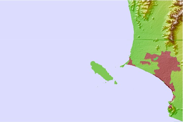 Surf spots located close to El Cabezo