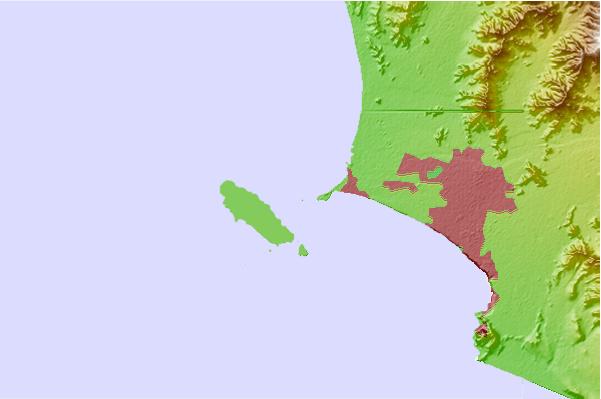 Surf spots located close to El Camotal