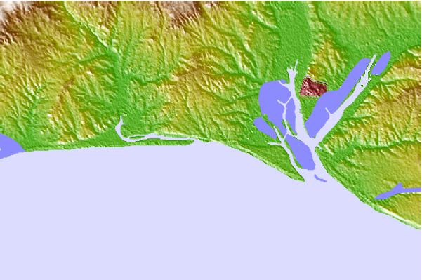Surf spots located close to El Caño de la Culata