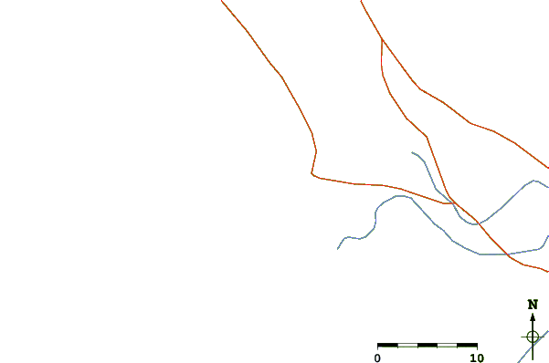 Roads and rivers around Chicama - El Cape / Keys