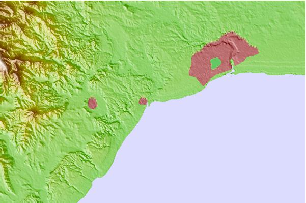 Surf spots located close to El Chinchorro (Red Beach)