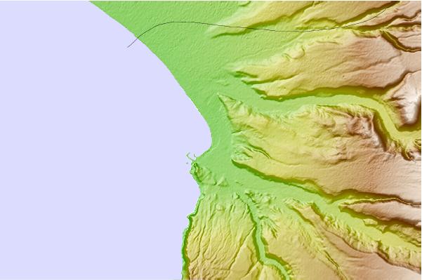Surf spots located close to El Chinchorro