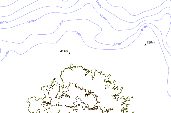 Shoreline around El Circo