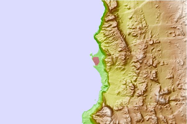 Surf spots located close to El Colegio