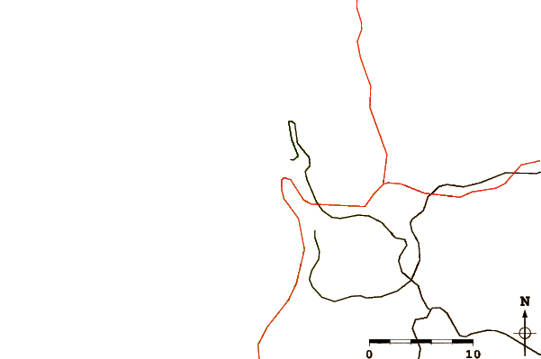 Roads and rivers around El Colegio