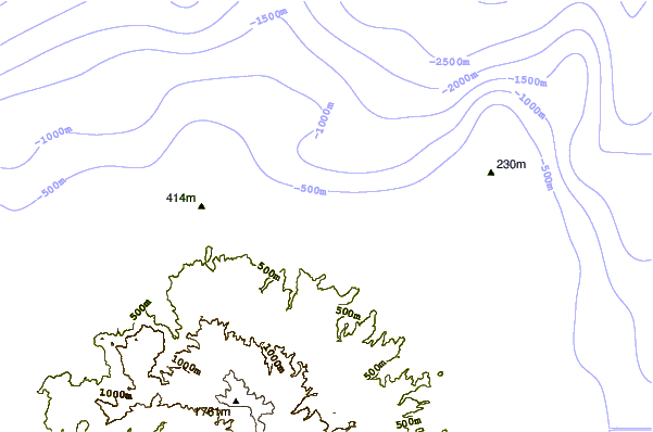 Shoreline around El Comedor