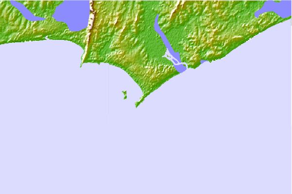 Surf spots located close to El Emir