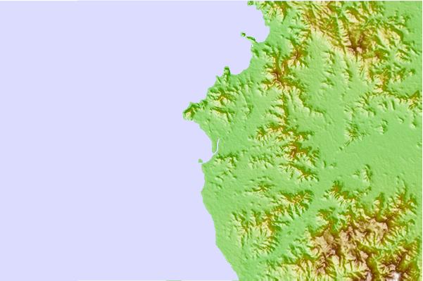 Surf spots located close to El Estero