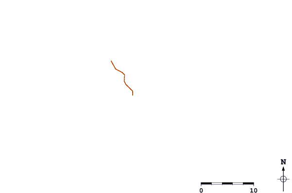 Roads and rivers around El Faro (Puerto Villamil)
