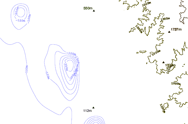 Shoreline around El Huaico