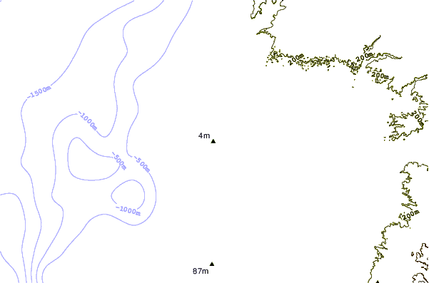 Shoreline around El Hueco