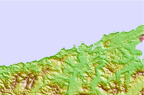 Surf spots located close to El Huerto
