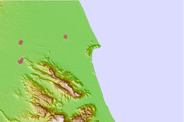 Surf spots located close to El Jucar