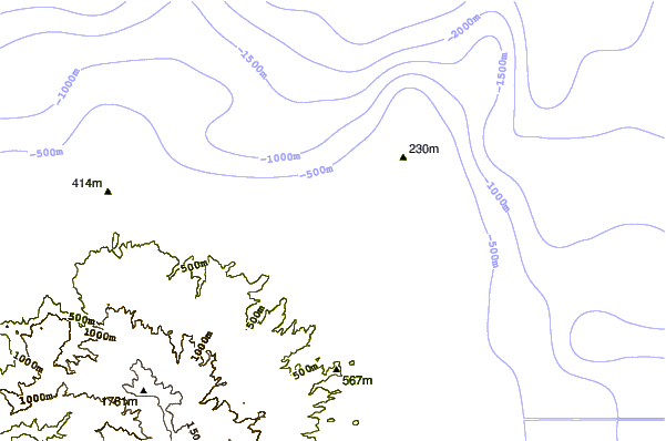 Shoreline around El Lloret