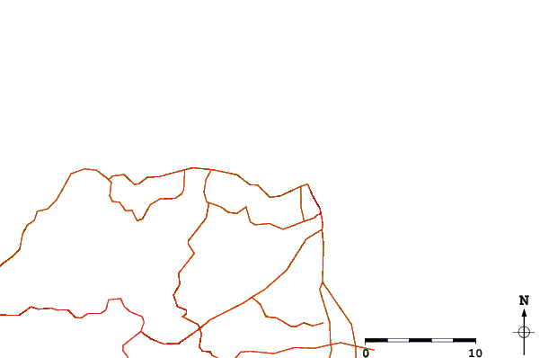 Roads and rivers around El Lloret