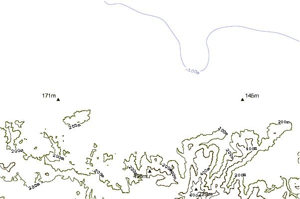 Shoreline around El Mongol