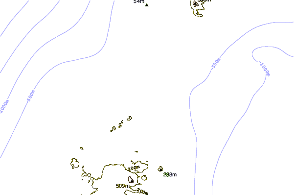 Shoreline around El Muelle