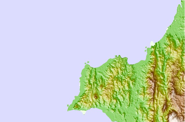 Surf spots located close to El Mystic