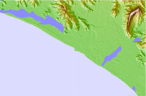 Surf spots located close to El Paraiso