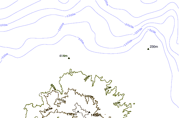 Shoreline around El Paso