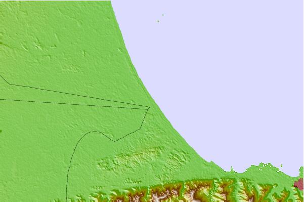 Surf spots located close to El Peaje