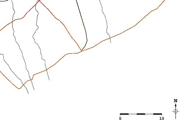 Roads and rivers around El Pomol