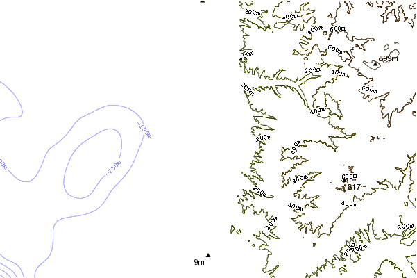 Shoreline around El Socorro