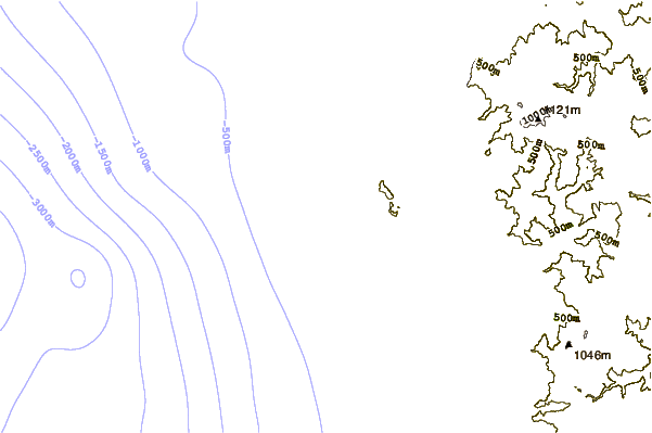 Shoreline around El Valle