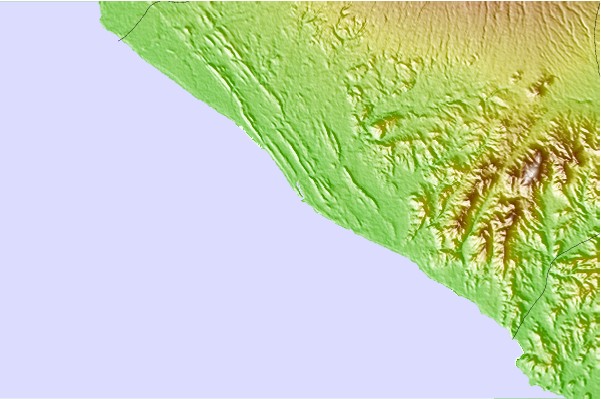 Surf breaks located close to El Astillero