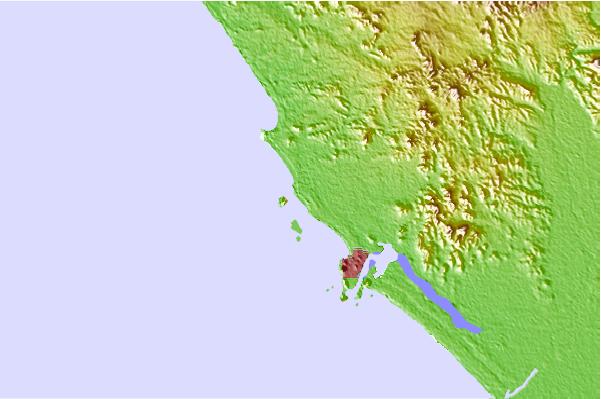 Surf breaks located close to El Bajo