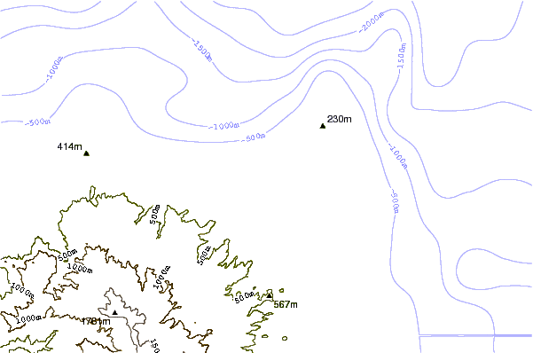 Shoreline around El Lloret
