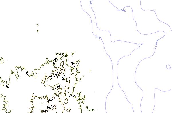 Shoreline around El Rincon