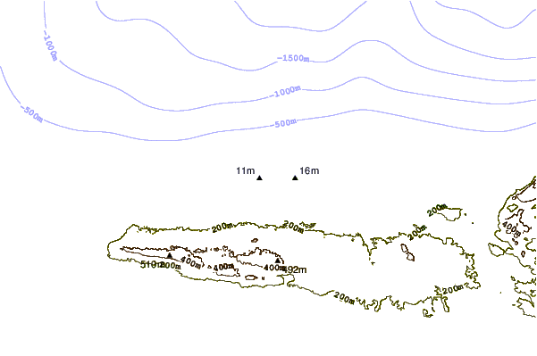 Shoreline around El Coson