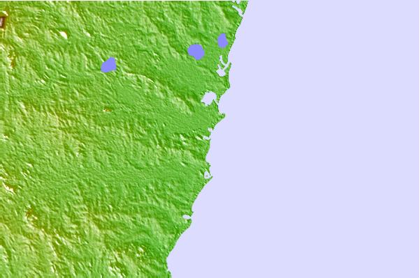 Surf spots located close to Elephant Rock