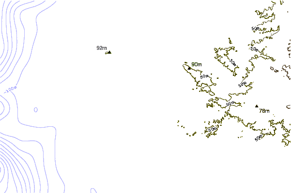 Shoreline around Elle Muelle de Ecuasal