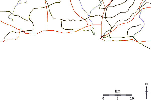 Roads and rivers around Embassy Beach