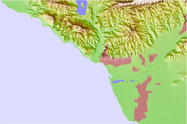 Surf spots located close to Emma Wood State Beach