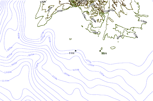 Shoreline around Erakor Point