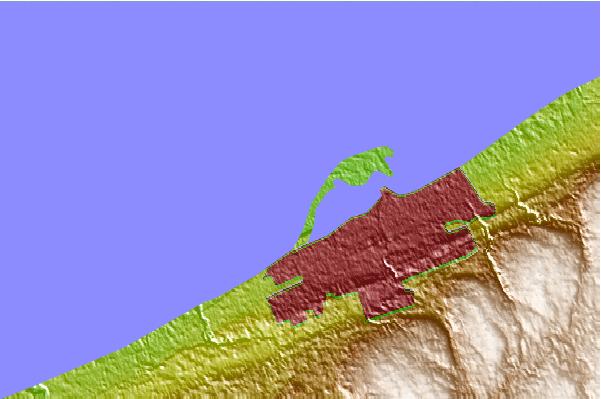 Surf spots located close to Erie