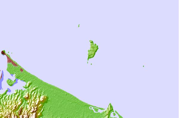 Surf spots located close to Motiti Island - Ernies