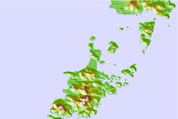 Surf spots located close to Ersary beach (Barra)