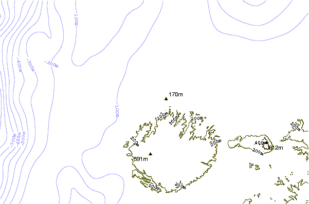 Shoreline around Escondido