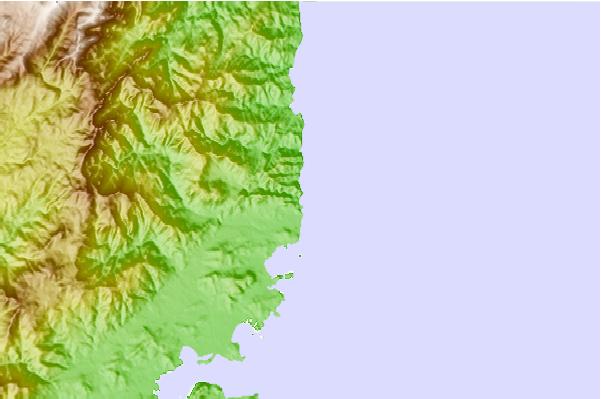 Surf spots located close to Etang de l'Ovu Santu