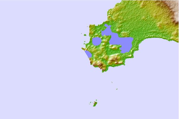 Surf spots located close to Ethel Wreck