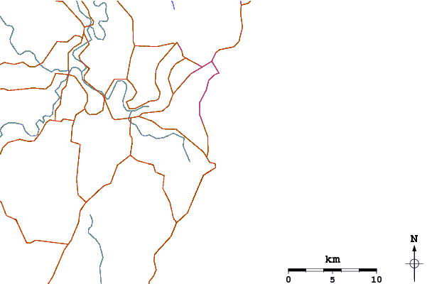 Roads and rivers around Evans Head-Airforce Beach