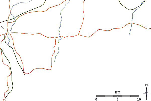 Roads and rivers around Exmouth, Sidmouth