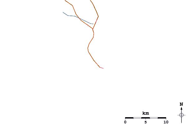 Roads and rivers around Extensions