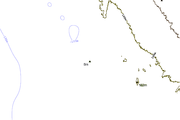 Shoreline around Factory Point