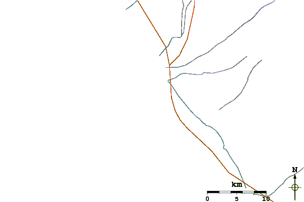 Roads and rivers around Factory Point